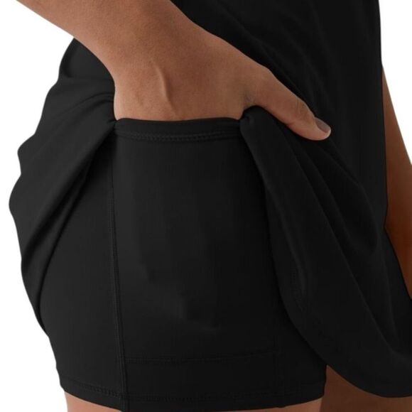 HALARA Dress Tennis Softlyzero Plush Easy Peezy Pickleball Yoga Pilates Black XS - Picture 4 of 16